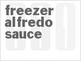 recipe for freezer alfredo sauce