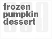 recipe for frozen pumpkin dessert