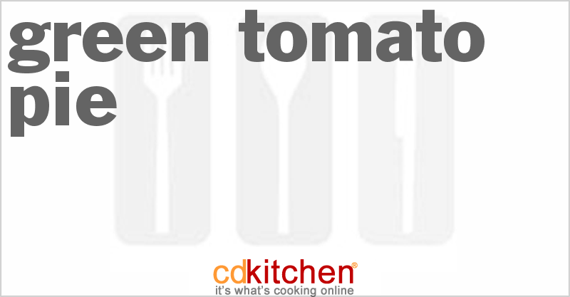 Green Tomato Pie - CDKitchen.com