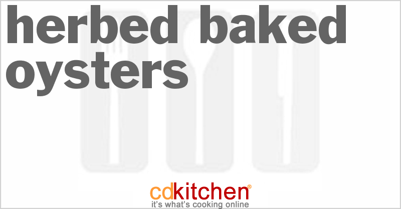 Herbed Baked Oysters - CDKitchen.com
