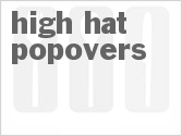 recipe for high hat popovers