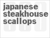 recipe for japanese steakhouse scallops