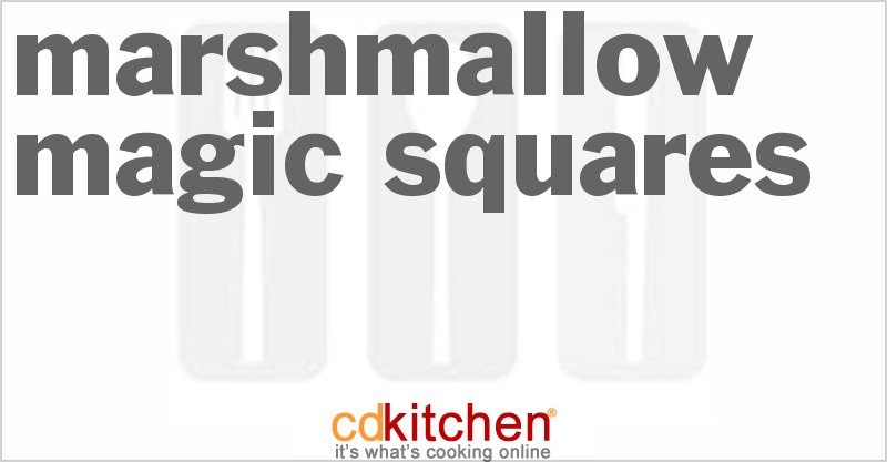 Marshmallow Magic Squares - CDKitchen.com