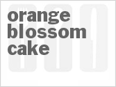 recipe for orange blossom cake