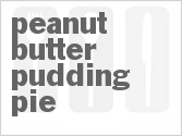 recipe for peanut butter pudding pie