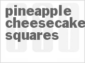 recipe for pineapple cheesecake squares