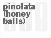 recipe for pinolata (honey balls)