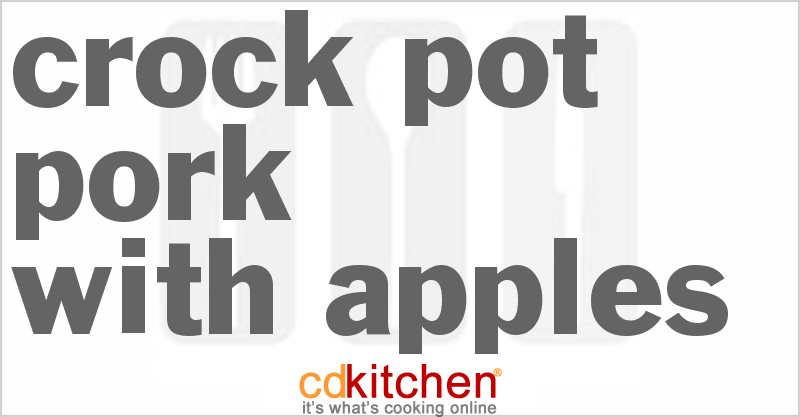 Pork With Apples - CDKitchen.com