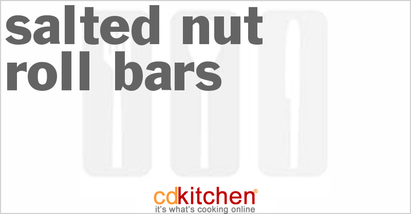 Salted Nut Roll Bars - CDKitchen.com