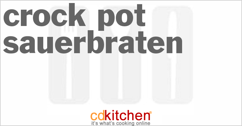 pressure cooker sauerbraten