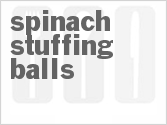 recipe for spinach stuffing balls