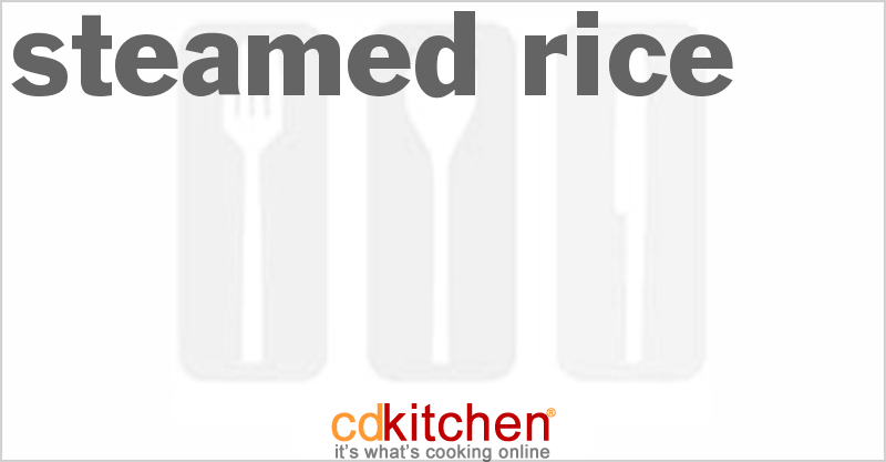 Steamed Rice - CDKitchen.com