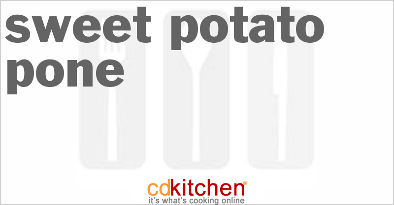 Sweet Potato Pone - CDKitchen.com