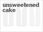 recipe for unsweetened cake