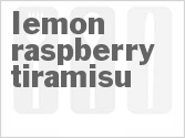 Lemon Raspberry Tiramisu
