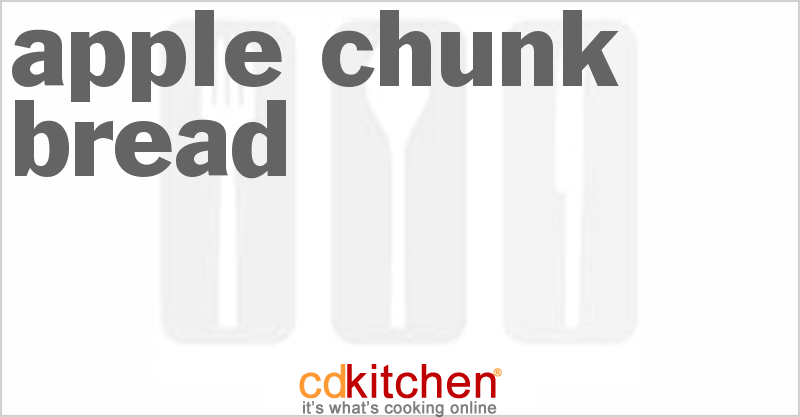 Apple Chunk Bread - CDKitchen.com