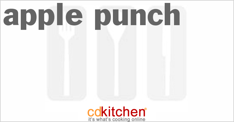 Apple Punch - CDKitchen.com