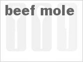 recipe for beef mole