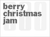 recipe for berry christmas jam