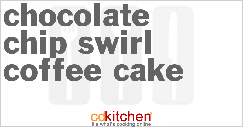 Chocolate Chip Swirl Coffee Cake - CDKitchen.com