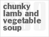 recipe for chunky lamb and vegetable soup