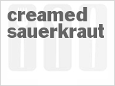 recipe for creamed sauerkraut