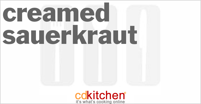 Creamed Sauerkraut - CDKitchen.com