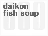 recipe for daikon fish soup