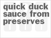 recipe for quick duck sauce from preserves