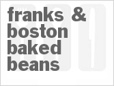 recipe for franks & boston baked beans