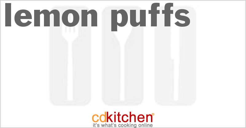 Lemon Puffs - CDKitchen.com