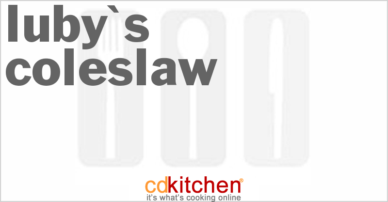 Luby's Coleslaw - CDKitchen.com