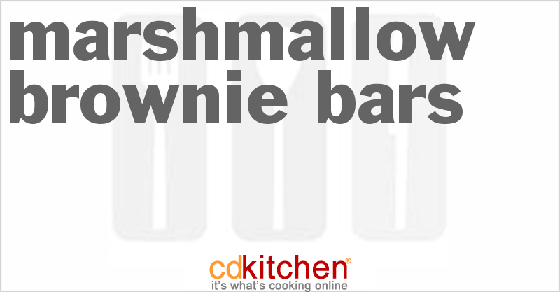 Marshmallow Brownie Bars - CDKitchen.com