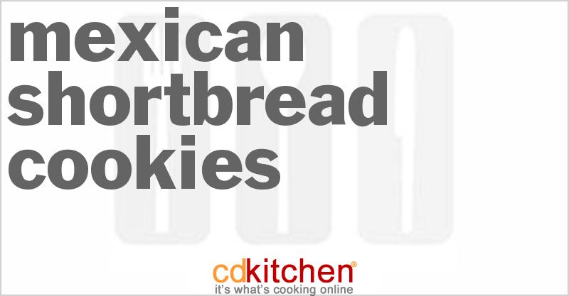 Mexican Shortbread Cookies - CDKitchen.com