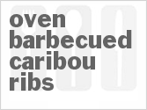 recipe for oven barbecued caribou ribs