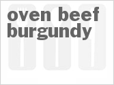 recipe for oven beef burgundy