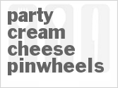 recipe for party cream cheese pinwheels