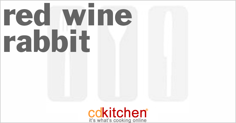 Red Wine Rabbit - CDKitchen.com