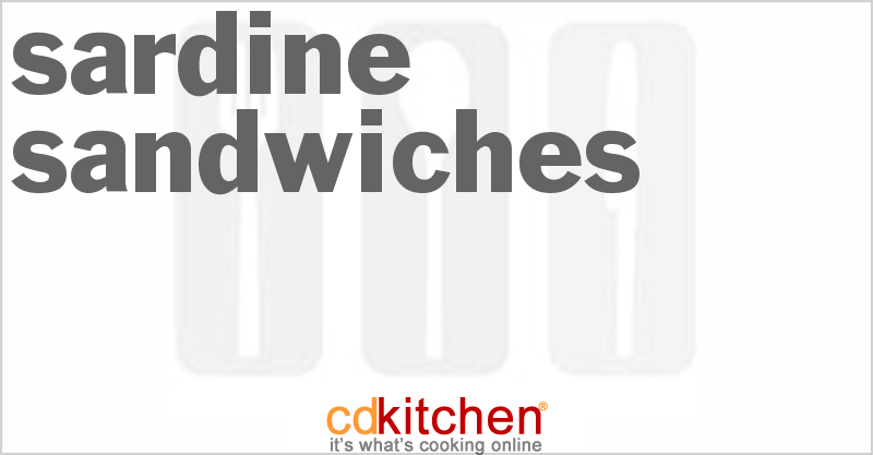 Sardine Sandwiches - CDKitchen.com