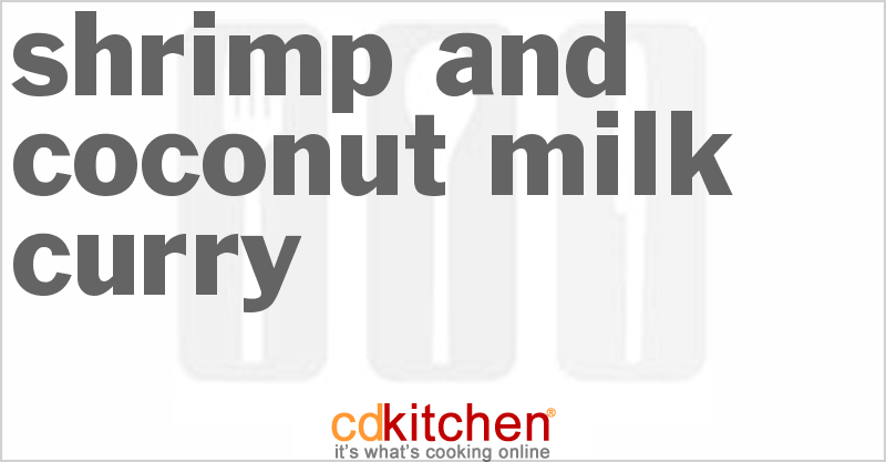 Shrimp and Coconut Milk Curry - CDKitchen.com