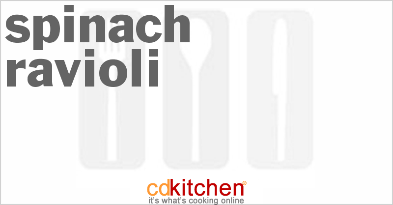 Spinach Ravioli - CDKitchen.com