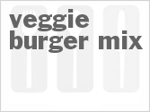 recipe for veggie burger mix