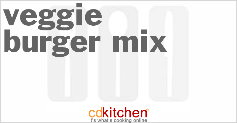 Veggie Burger Mix - CDKitchen.com