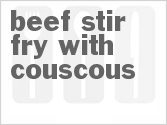 Beef Stir-Fry With Couscous