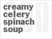 Creamy Celery-Spinach Soup