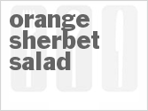 Orange Sherbet Salad