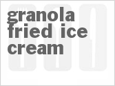 Granola Fried Ice Cream