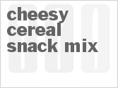 recipe for slow cooker cheesy cereal snack mix