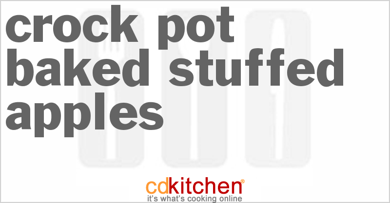 Baked Stuffed Apples - CDKitchen.com