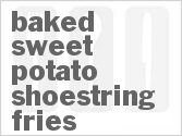 recipe for baked sweet potato shoestring fries